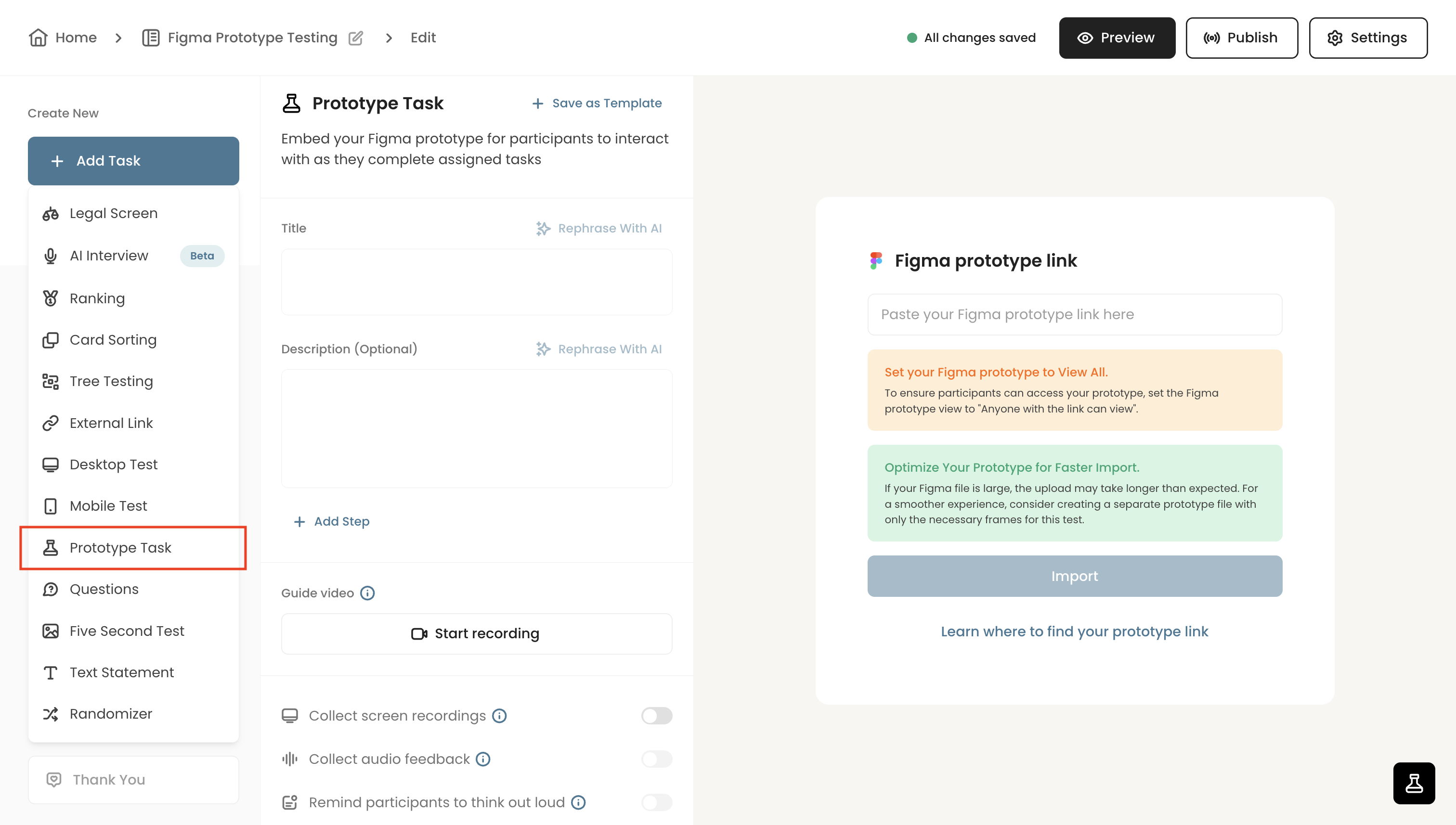 Validate Figma Design with Prototype Testing – Hubble